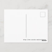 Sleepy Hollow Headless Horseman und Ichabod Postkarte (Rückseite)