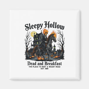 Sleepy Hollow Horseman Halloween Spooky Season Vin Magnet