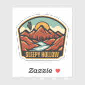 Sleepy Hollow, Illinois Aufkleber (Blatt)