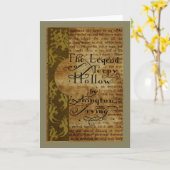 Sleepy Hollow Karte (Gelbe Blume)