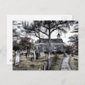 Sleepy Hollow Kirche Santa Maria delle Grazie Postkarte (Vorne/Hinten)