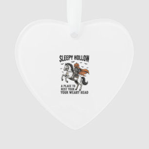 Sleepy Hollow Kopf-loser Reiter Vintage Halloween Ornament