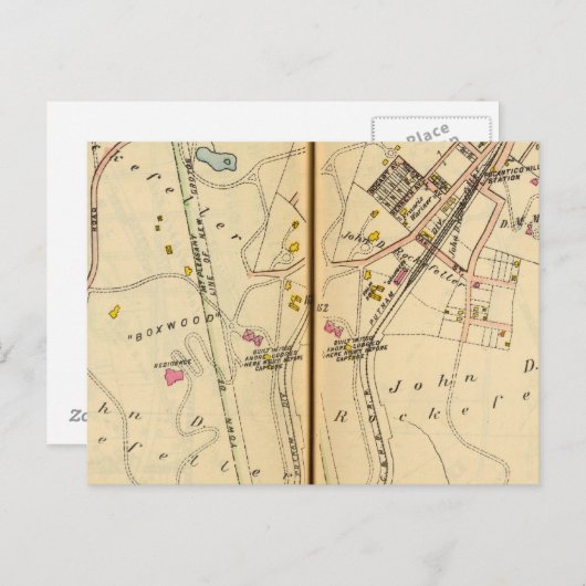 Sleepy Hollow, New York 2 Postkarte (Vorne/Hinten)