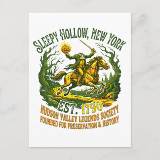 Sleepy Hollow New York Hudson Valley Geschichte Postkarte