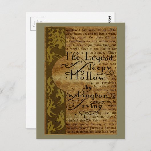 Sleepy Hollow Postkarte (Vorne/Hinten)