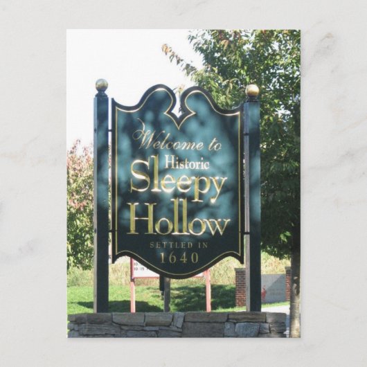 Sleepy Hollow Postkarte (Vorderseite)