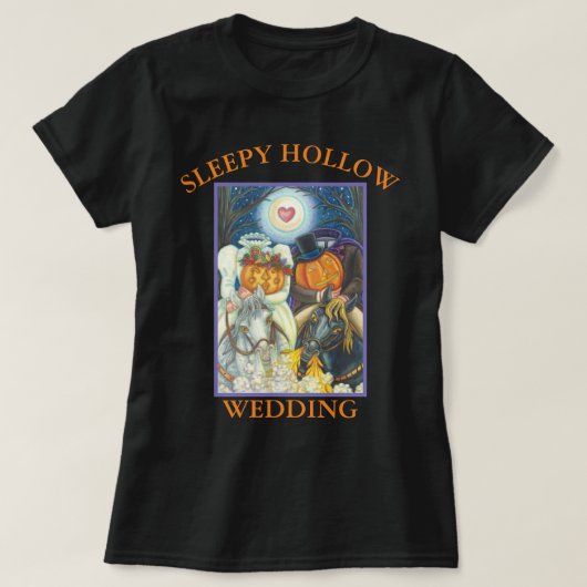SLEEPY HOLLOW WEDD HALLOWEEN BASIC T - SHIRT Blk (Design vorne)