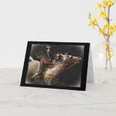 Sleepy Hollows Ichabod Crane Karte (Gelbe Blume)