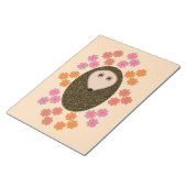 Sleepy Igel und Blume Notepad Notizblock (angewinkelt)