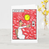 Sleepy Jerk Karte (Gelbe Blume)