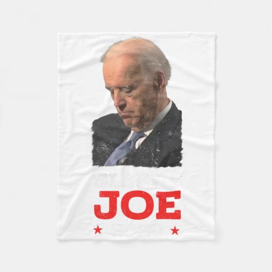 Sleepy Joe - Funny Joe Biden - Politische Wahl Fleecedecke (Vorderseite)
