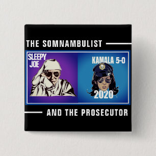 Sleepy Joe und Kamala 5-0-Button Button