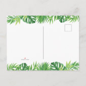 Sleepy Jungle Animals | Es ist eine Baby-Dusche Einladungspostkarte (Rückseite)