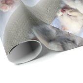 Sleepy Kitten Geschenkpapier (Rolleneckpunkt)