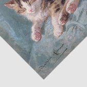 Sleepy Kitten ・ Henriette Ronner-Knip (1821-1909) Seidenpapier (Ausschnitt)