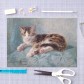 Sleepy Kitten ・ Henriette Ronner-Knip (1821-1909) Seidenpapier (Handwerk)