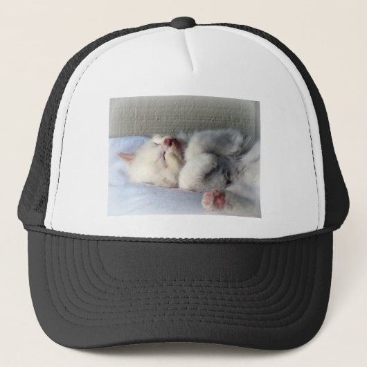 Sleepy Kitten Truckerkappe (Vorderseite)