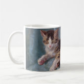 Sleepy Kitten von Henriette Ronner-Knip Kaffeetasse (Links)