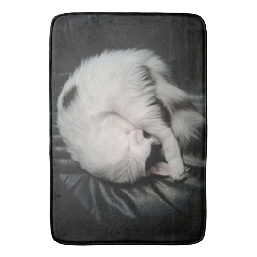 Sleepy Kitty Badematte (Vorderseite Vertikal)