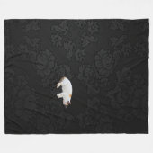 Sleepy Kitty Fleecedecke (Vorderseite (Horizontal))