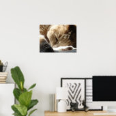Sleepy Kitty Poster (Heimbüro)