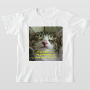 Sleepy kitty T - Shirt