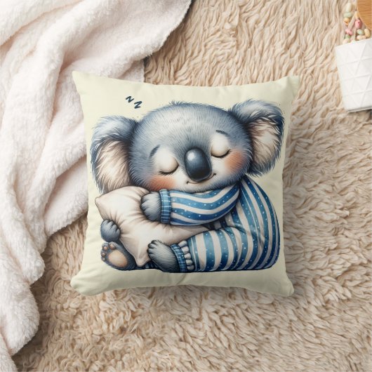 Sleepy Koala Bear Throw Kissen (Decke)