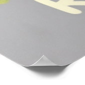 Sleepy Koala Calm Nursery Art Poster (Ecke)