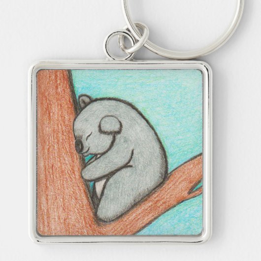 Sleepy Koala Schlüsselanhänger (Vorne)