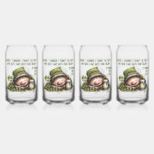 Sleepy Leprechaun Dosenglas (Hinten)
