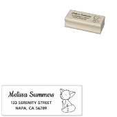 Sleepy Little Fox Adresse 2 Gummistempel (Stempel)