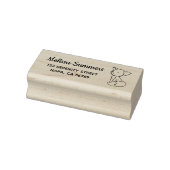 Sleepy Little Fox Adresse 2 Gummistempel (Stempel)