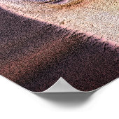 Sleepy Llama Face Poster (Ecke)