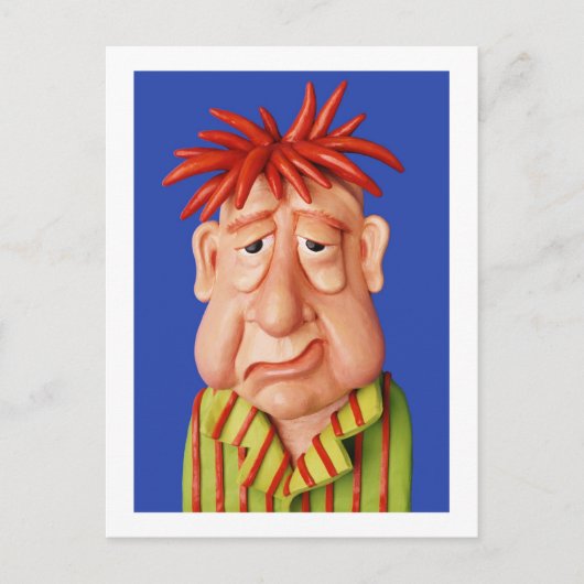 Sleepy Man Postkarte (Vorderseite)