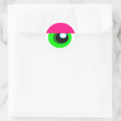 SLEEPY MONSTER EYEBALL Sticker (Tasche)