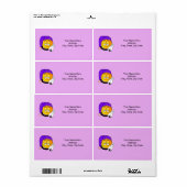 Sleepy Moon Labels (Vorne)