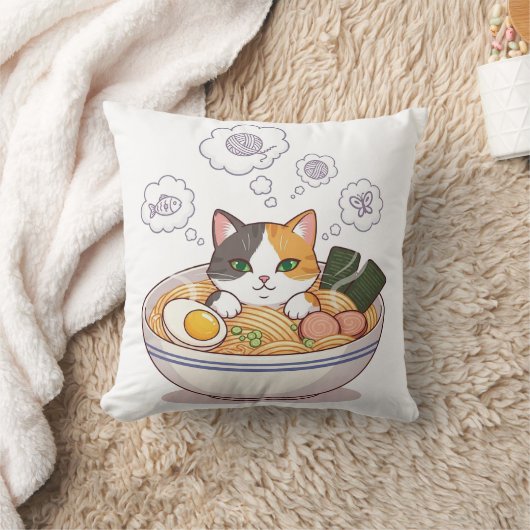 Sleepy Moon with Teddy Bar - Bedtime Pasta Carto Kissen (Decke)