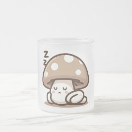 Sleepy Mushroom-Tasse Mattglastasse