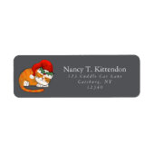 Sleepy Orange Tabby Weihnachten (Vorne)
