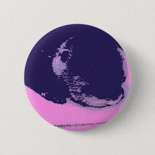 Sleepy Otter Button