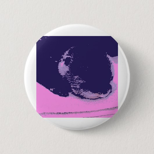 Sleepy Otter Button (Vorderseite)