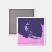 Sleepy Otter Magnet (Vorderseite/Rückseite)