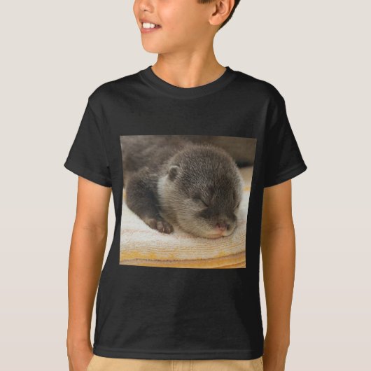 Sleepy Otter T-Shirt (Vorderseite)