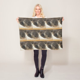 Sleepy Otters Fleecedecke