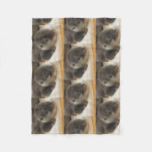 Sleepy Otters Fleecedecke (Vorderseite)