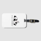 Sleepy Panda T - Shirt Baby Blanket Zeichenkette B Gepäckanhänger (Vorderseite (Horizontal))