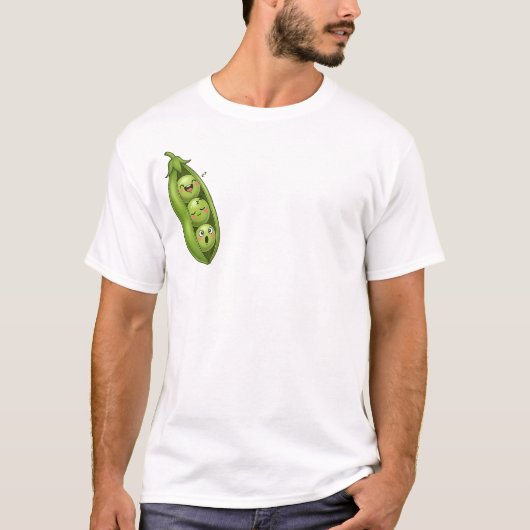 Sleepy Peas in a Pod T-Shirt (Vorderseite)