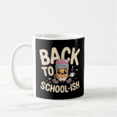 Sleepy Pencil Zurück zur Schule Funny Kawaii Kaffeetasse (Links)