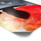 Sleepy Puffin Fotodruck (Ecke)