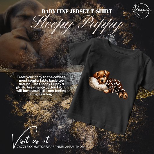 Sleepy Puppy Baby Fine Jersey T - Shirt